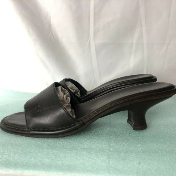 Gucci Black Leather Sandals - Picture 3 of 8